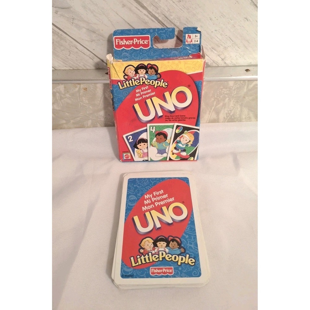 Fisher-Price Little People My First UNO Giant Card Game MISSING INSTRUCTIONS